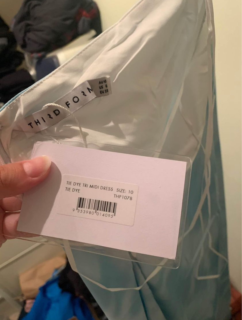 NWT Urban Outfitters Third Form tie-dye maxi dress image indicator(5)