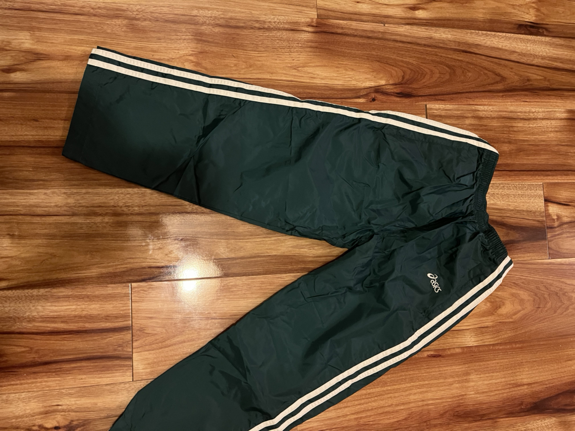 track pants  asics youth (snap off sides) size medium thumbnail