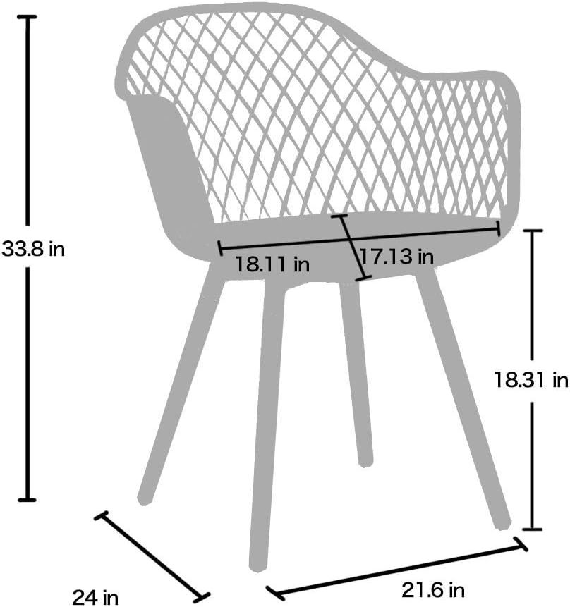 Move-out SALE | 2 Chairs with Cushions, white/wood - photo 3