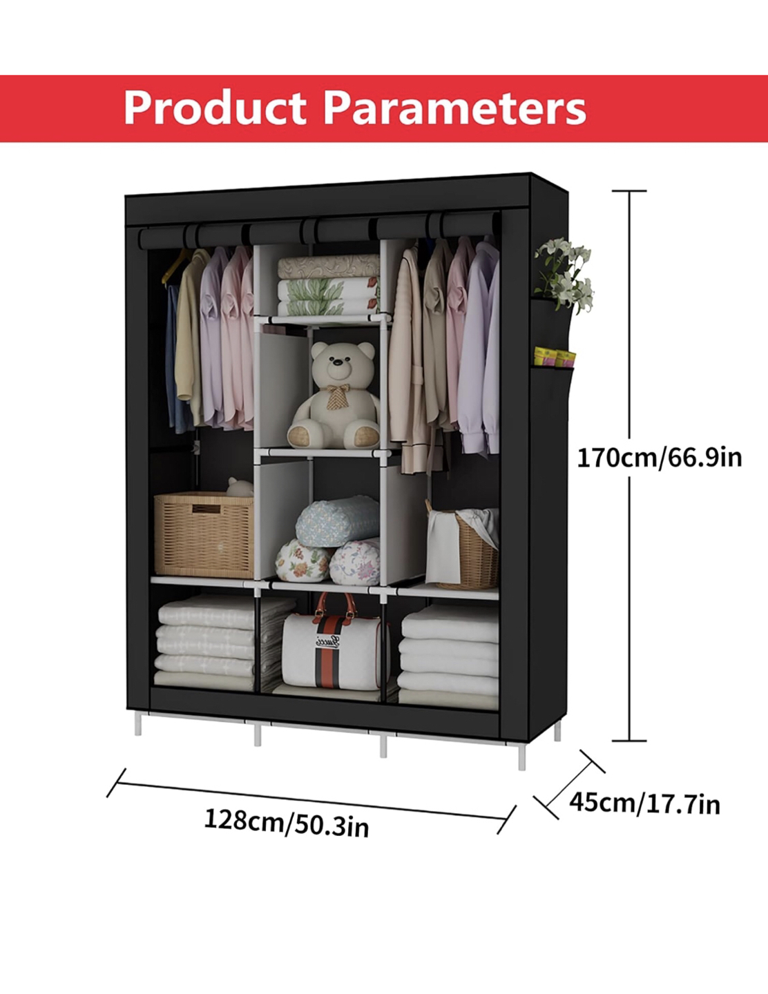 Wardrobe / Closet Portable - photo 2