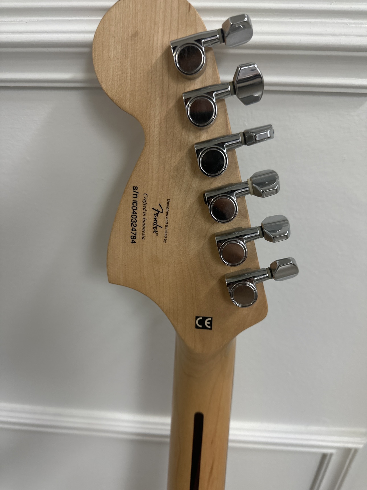 Squier stratocaster made by fender electric guitar on sale - photo 5
