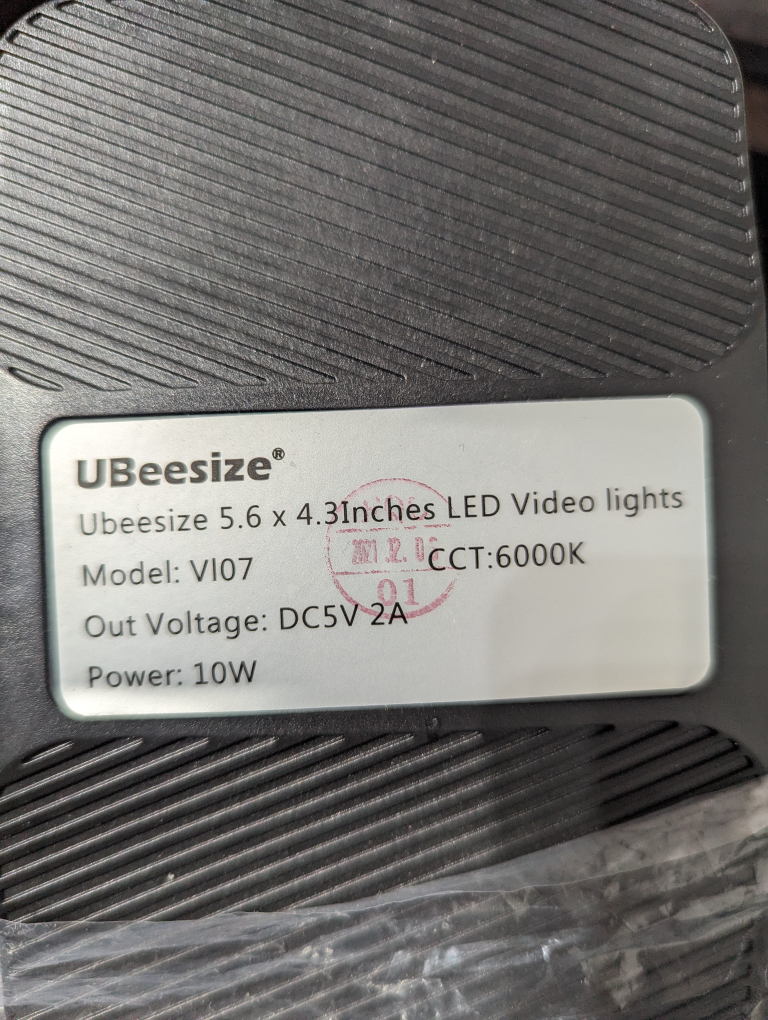UBeesize Video Light Head image indicator(2)