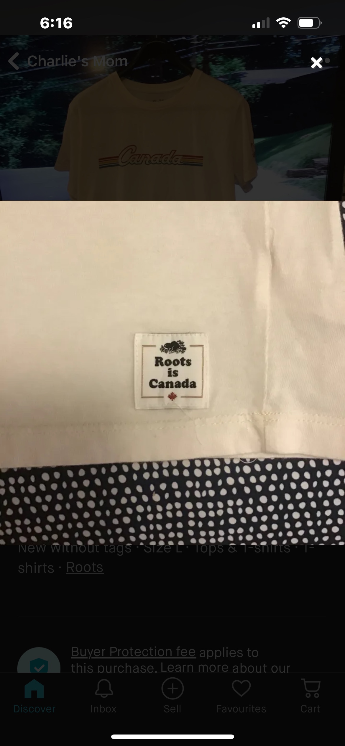 ✨✨Roots T-Shirt Adult L image indicator(5)