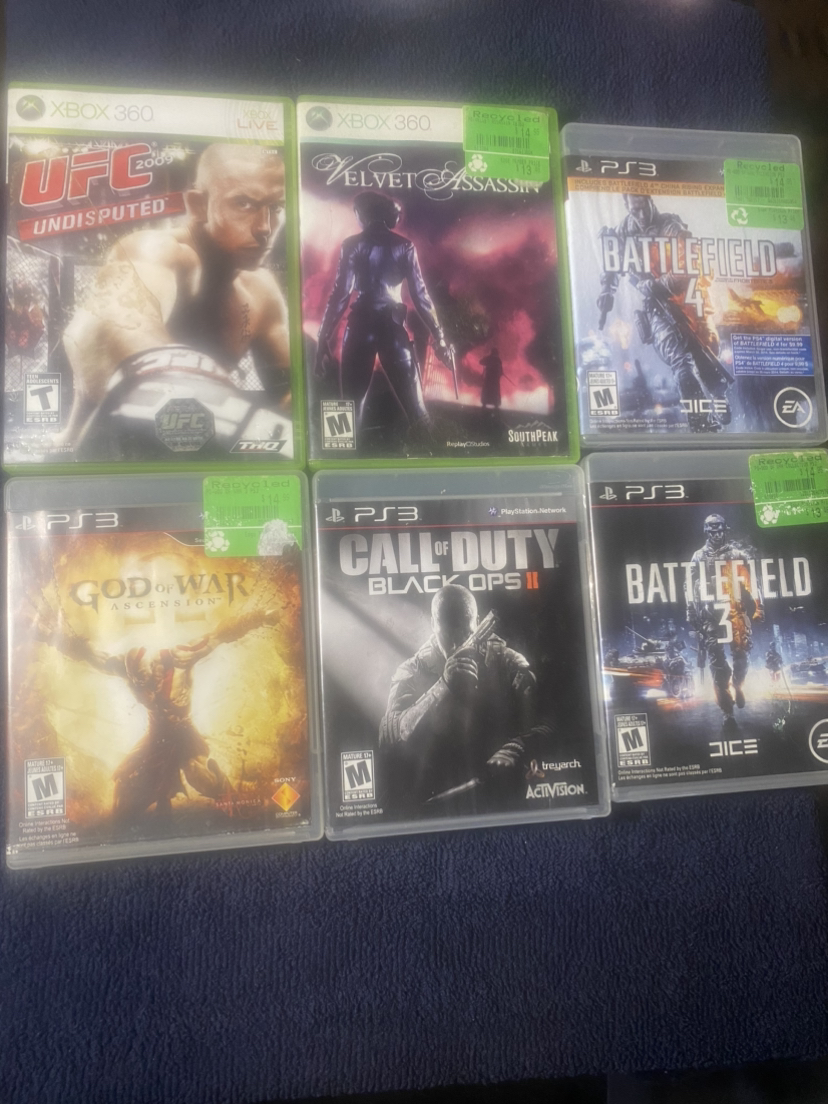 PS3 and Xbox 360 games