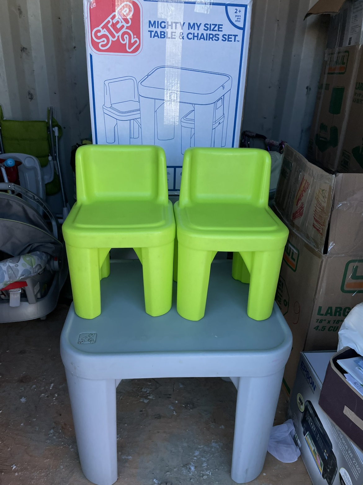 Step 2 Table & (2) Chairs