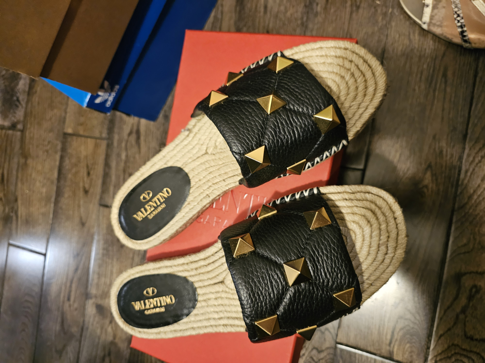 Valentino espadrille slide thumbnail