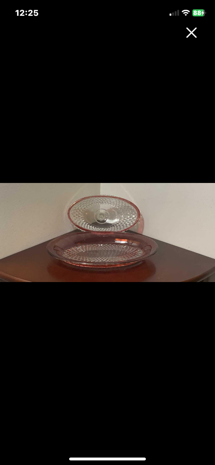 Indiana Diamond Point Butter Dish 🏈 image indicator(3)