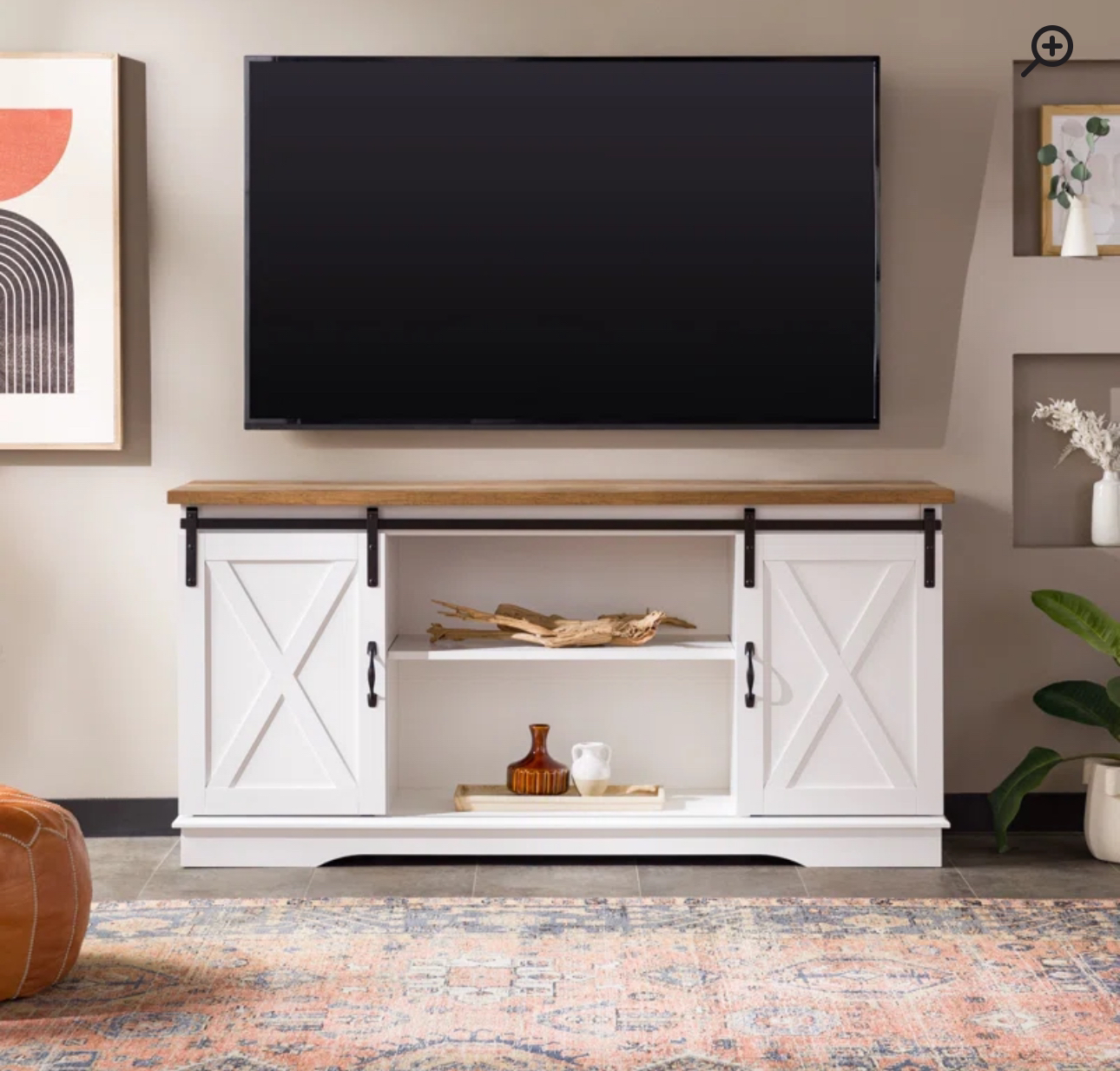 Carterton 58'' Media Console 10/10 Condition