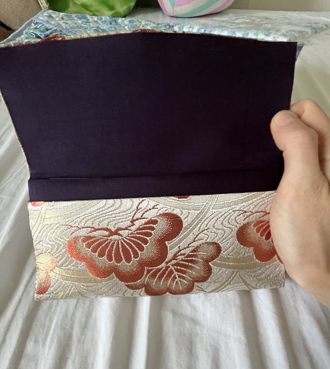 🏈Vintage Japanese tissue holders and beautiful brocade wallet image indicator(4)