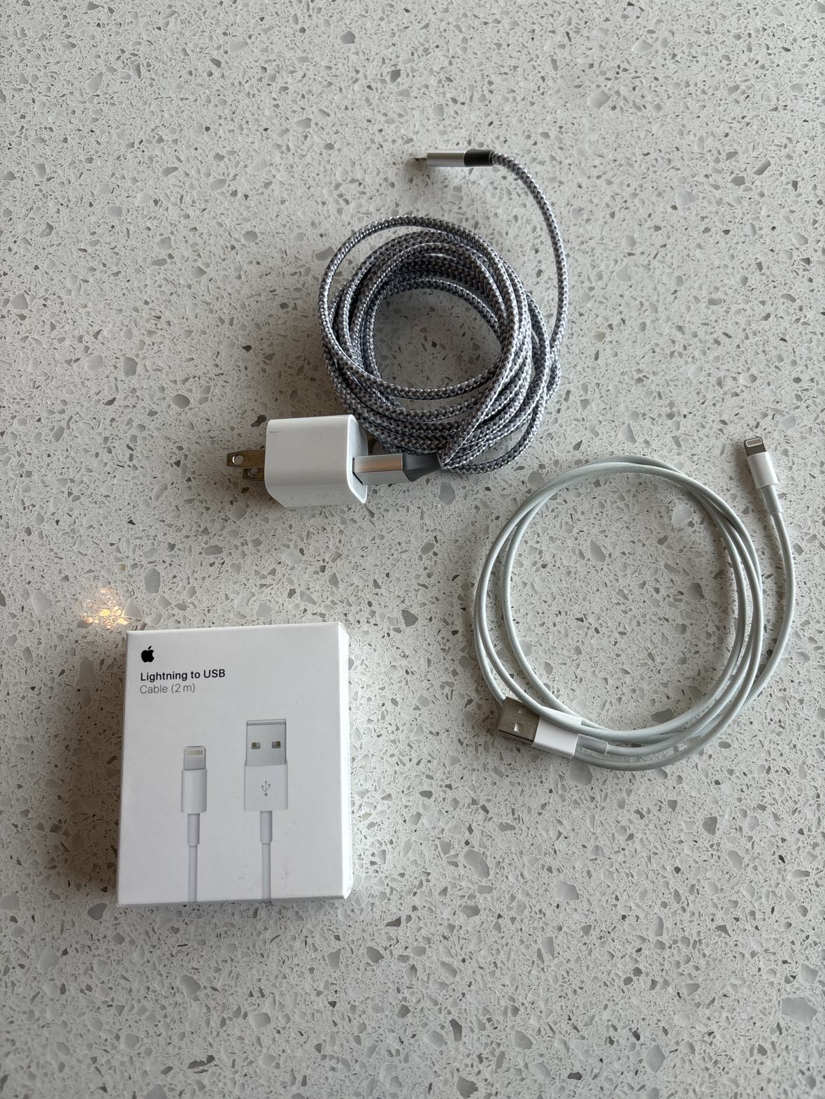 Apple iPhone chargers - lightening to USB thumbnail