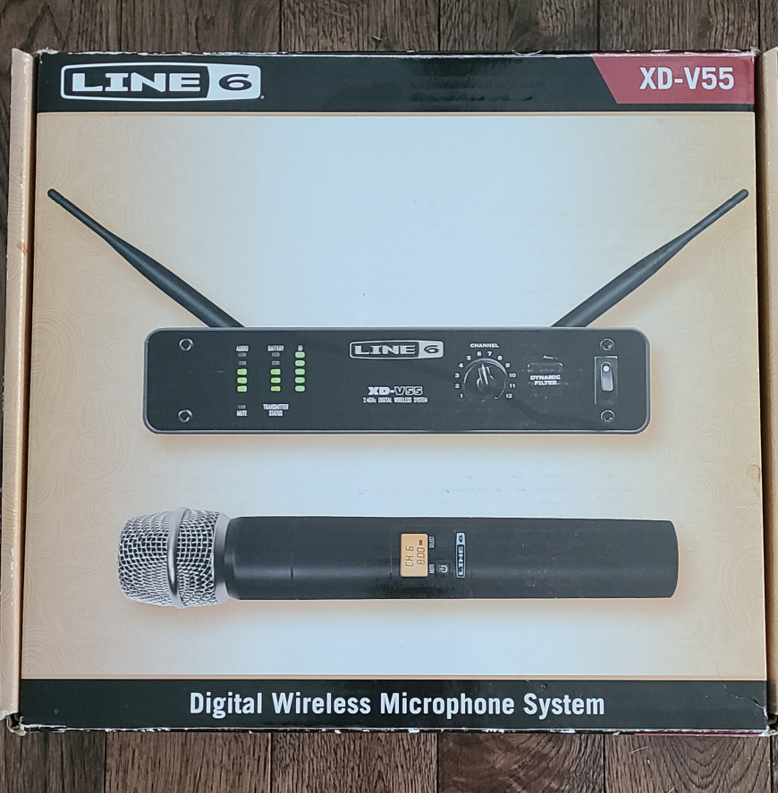 LINE 6 XD-V55 DIGITAL WIRELESS MICROPHONE SYSTEM MIC thumbnail