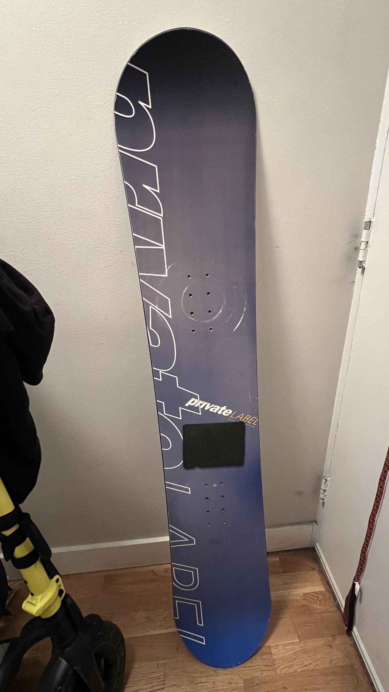 Snowboard and bindings thumbnail