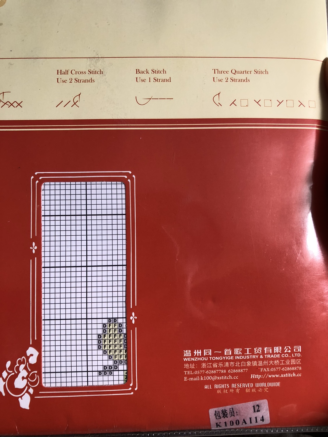 Cross stitch art kit image indicator(4)