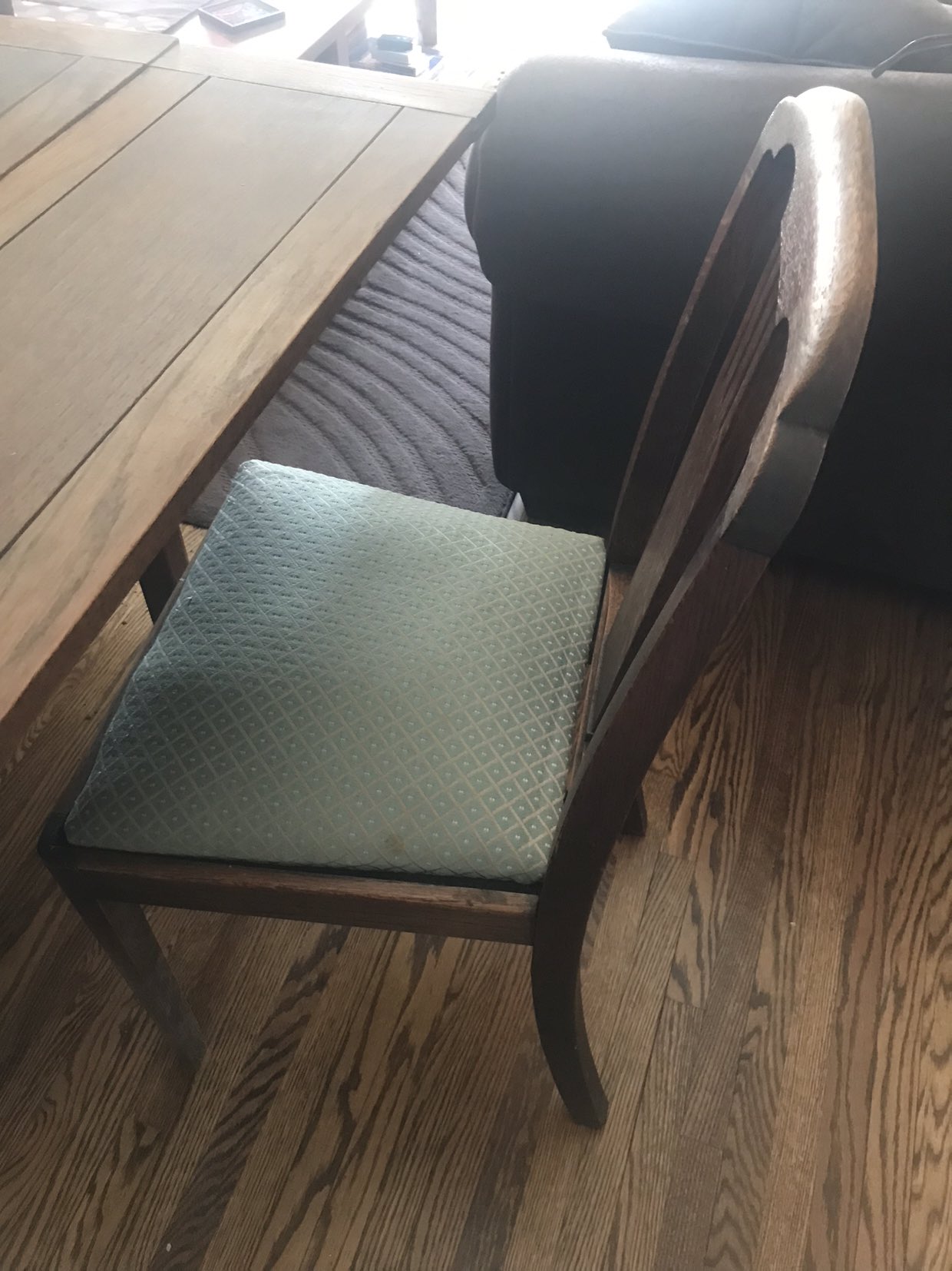 Antique table and chairs - photo 2