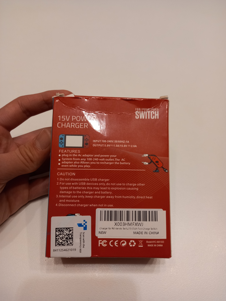 Nintendo switch Charger/adapter - photo 3