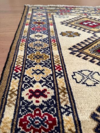 2'1" x 3'1" Vintage Handmade Persian Torkaman Rug - photo 3