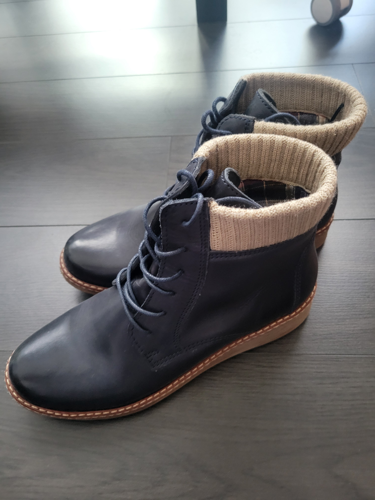 Blue boots