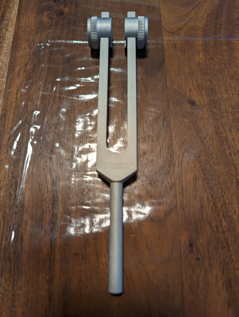 256Hz Frequency Tuning Fork with Weights thumbnail