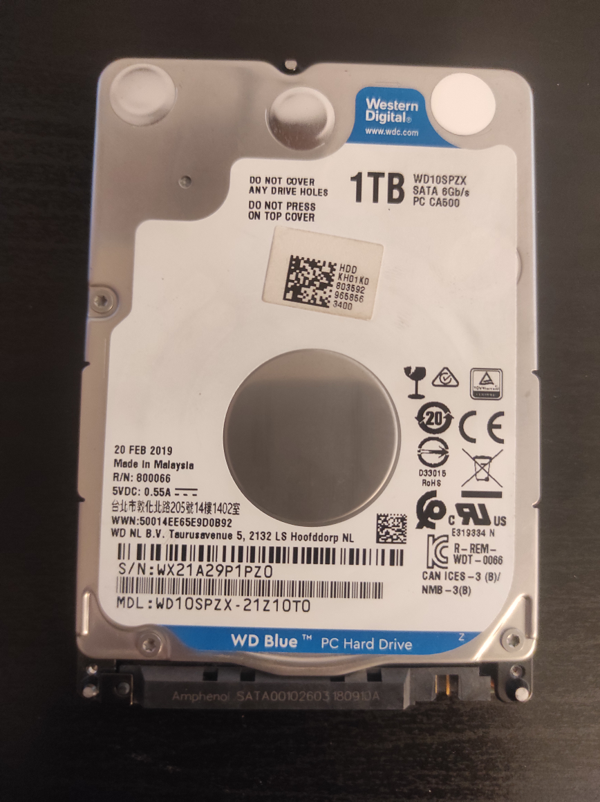 Western Digital WD Blue 1TB 2.5" Hard Drive - photo 2