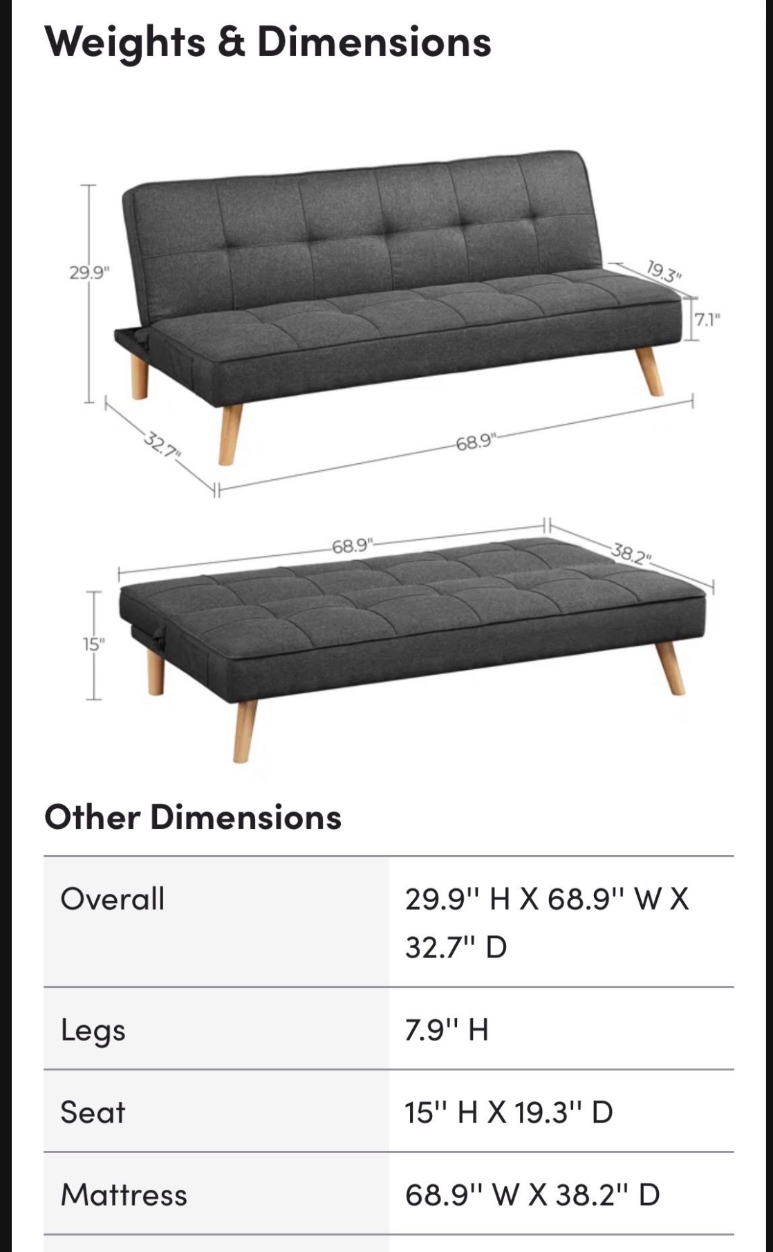 Sofa bed - moving sale image indicator(3)