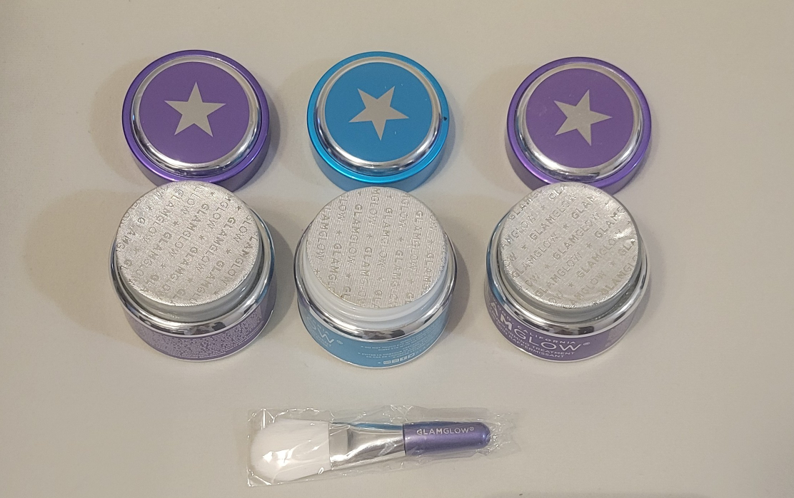 $170 NEW 3- Pack Glamglow Hydrating/Firming Mud Mask Treatments image indicator(2)