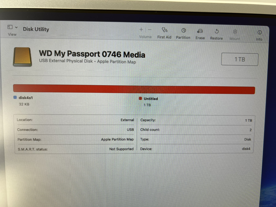 WD 1TB Hard Drive My Passport for Mac 🏈 image indicator(4)