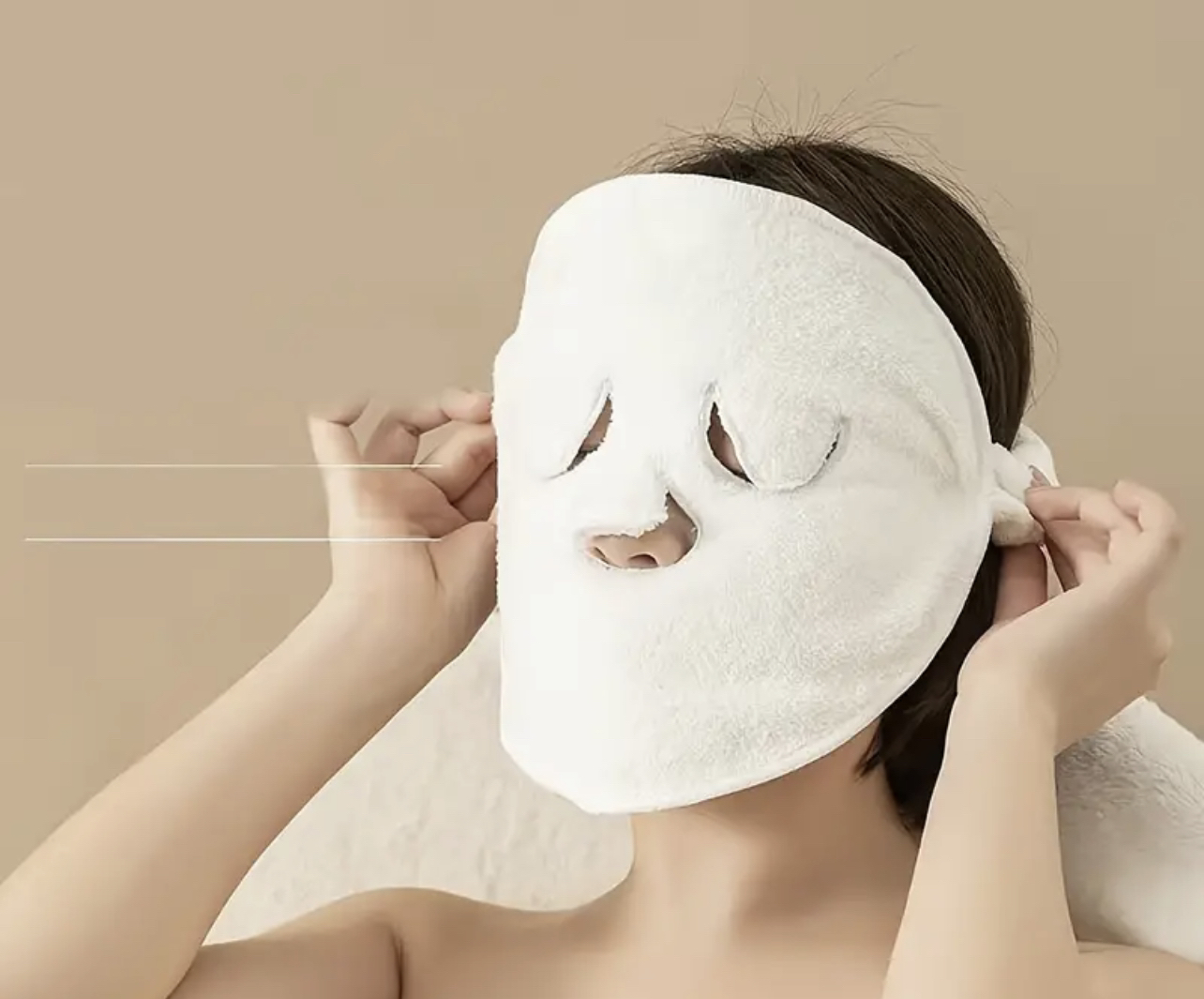 Facial Towel Mask (Hot & Cold) Reusable image indicator(2)