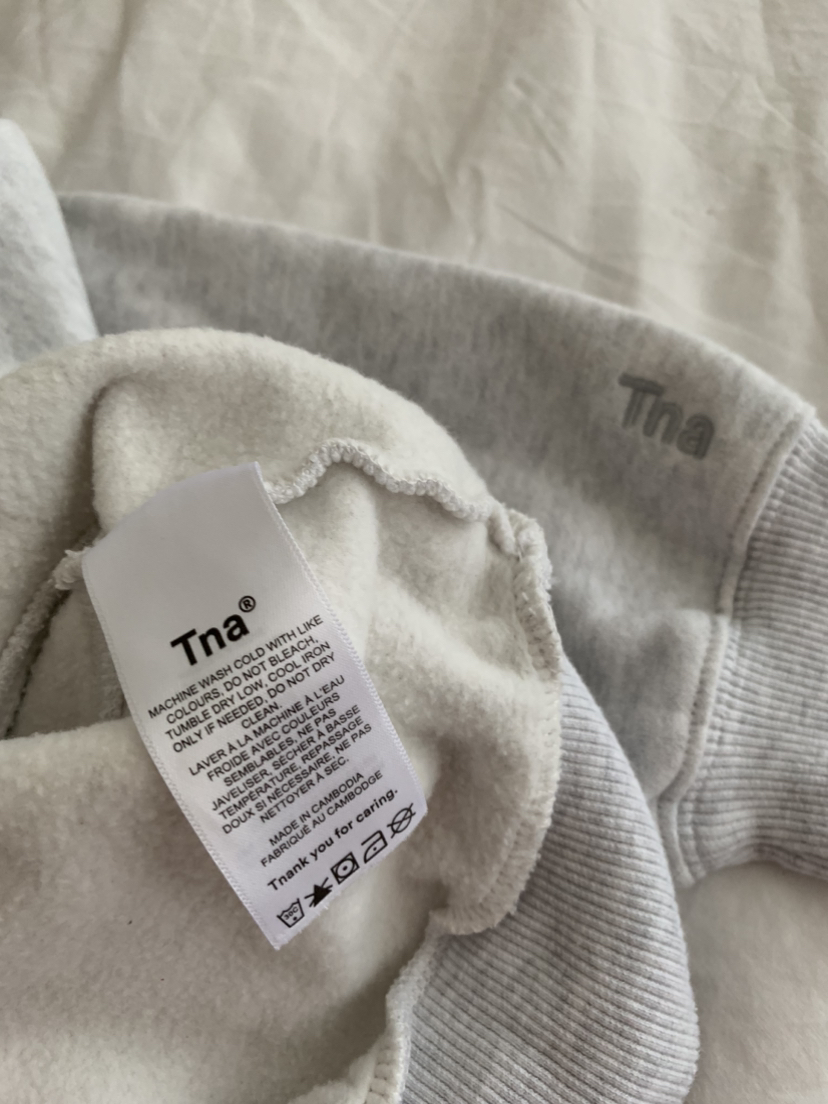 Aritzia TNA Cozy Fleece Crop 1/4 Zip Sweatshirt - photo 4