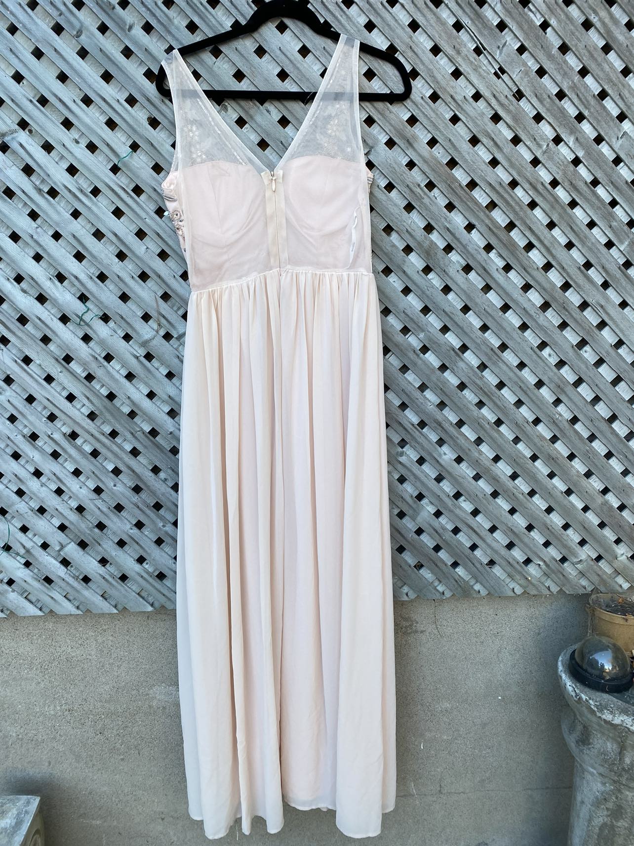 New w/Tags Blush full Length, Formal  Party Gown, size Large image indicator(3)