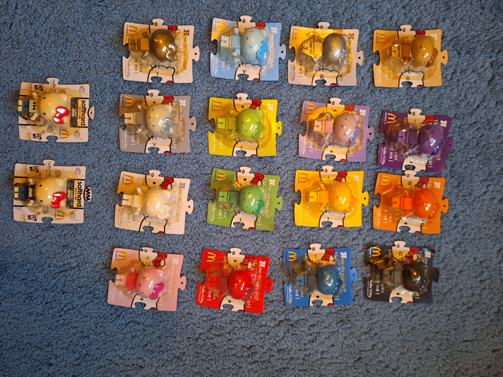 MCDONALDS X HELLO KITTY KITTYBRICK FULL SET - photo 2