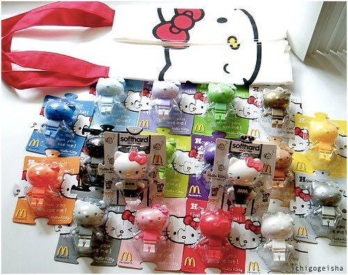 MCDONALDS X HELLO KITTY KITTYBRICK FULL SET - photo 3