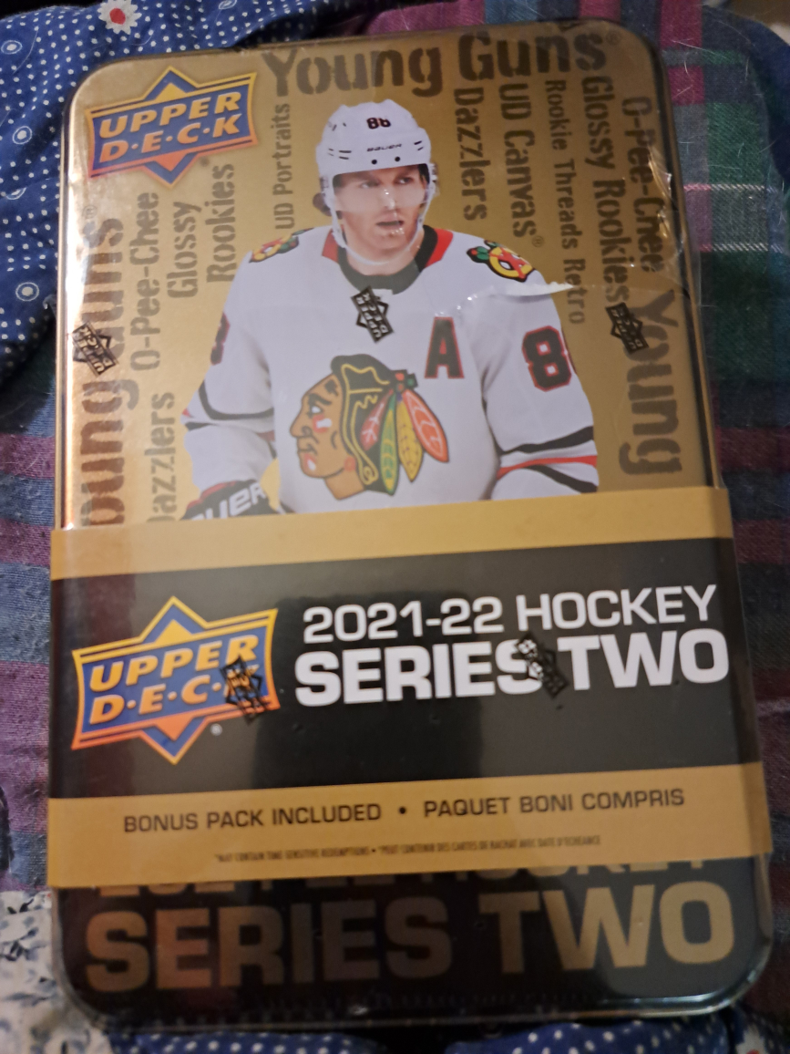 2021-22 Upper Deck Series 2 Hockey Tin