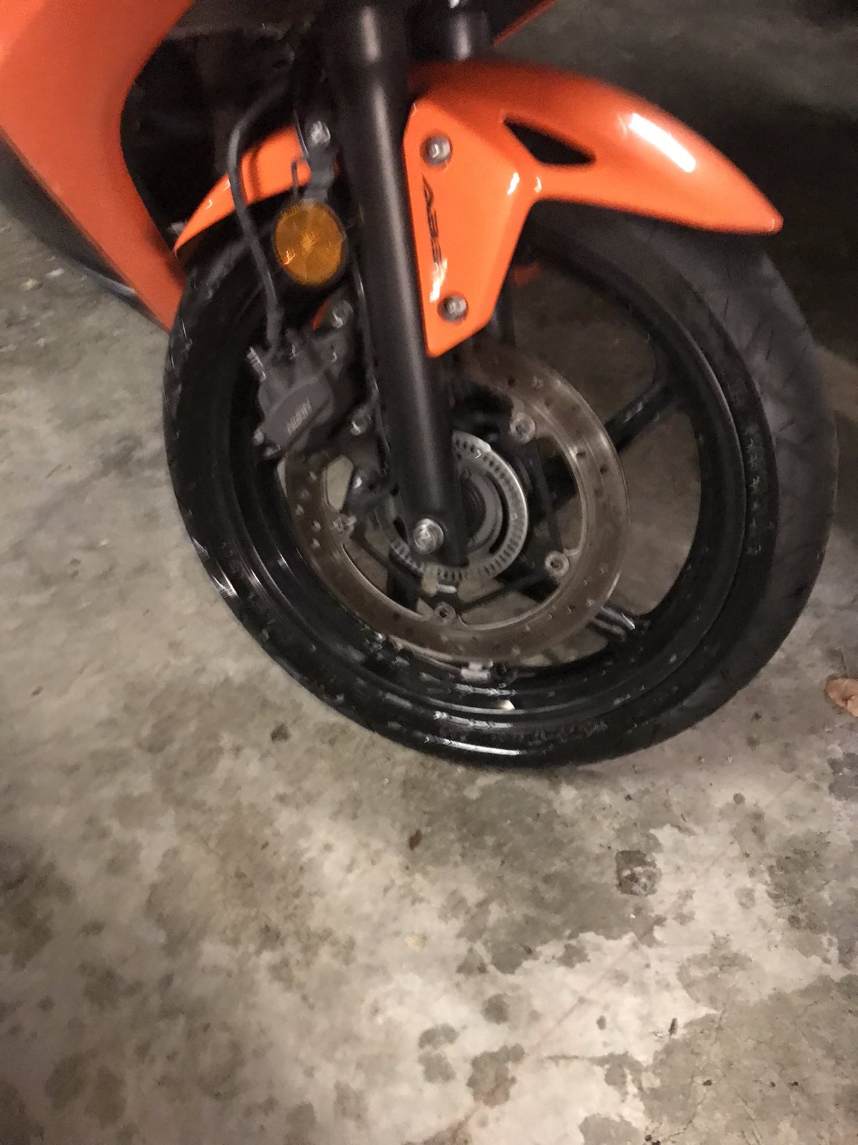 2017 Honda CBR 300R Candy Orange rare now image indicator(7)