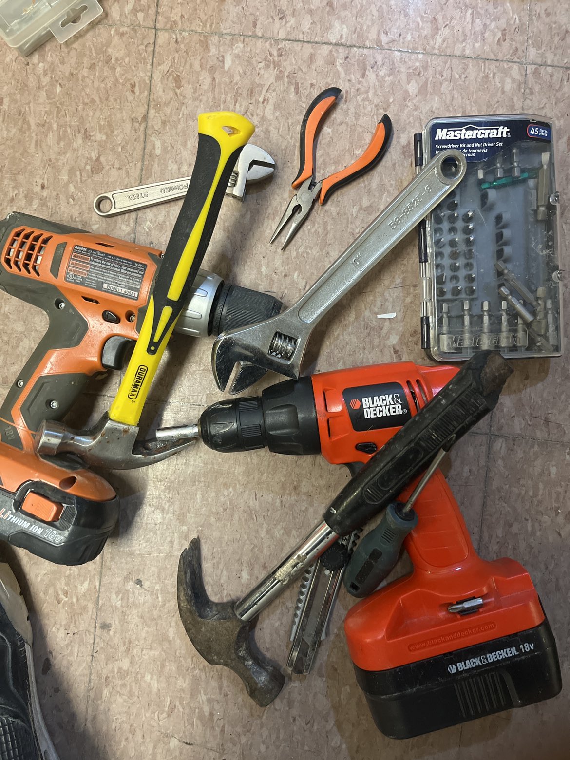 Random set of tools
