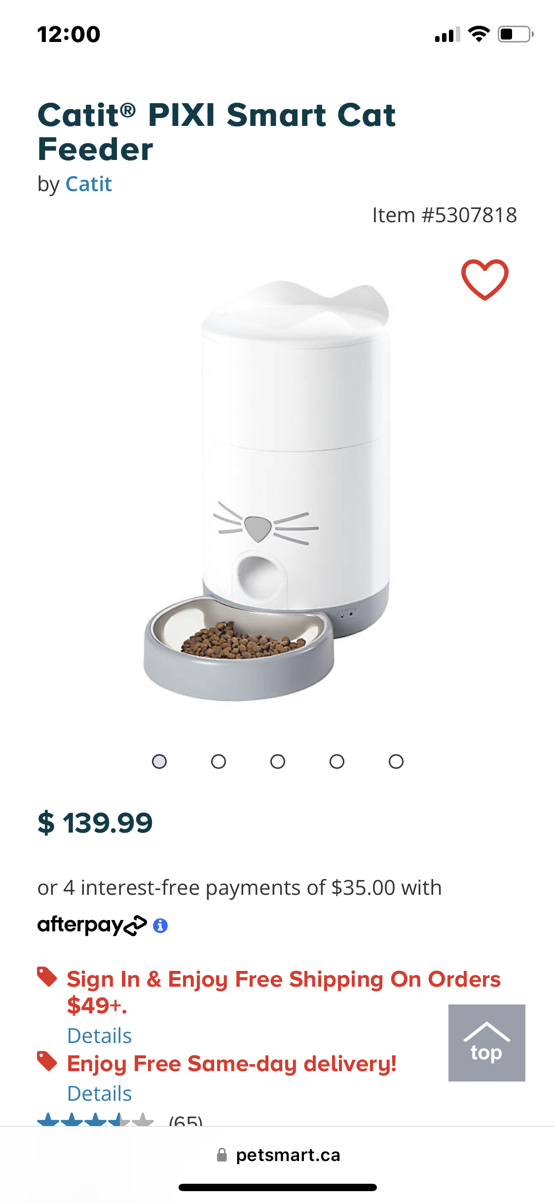 CATIT Automatic Cat Feeder