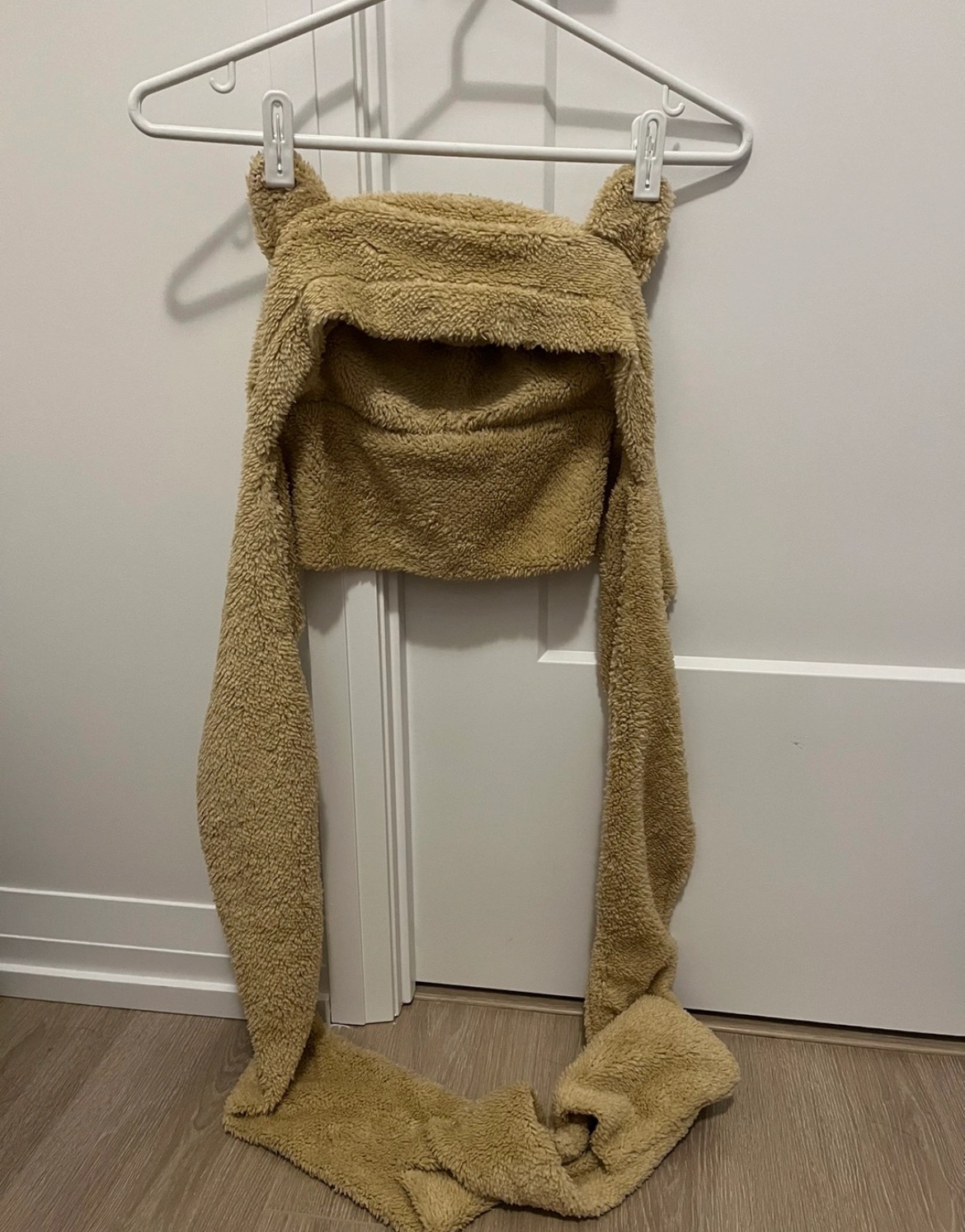Bear hood scarf #freecycle