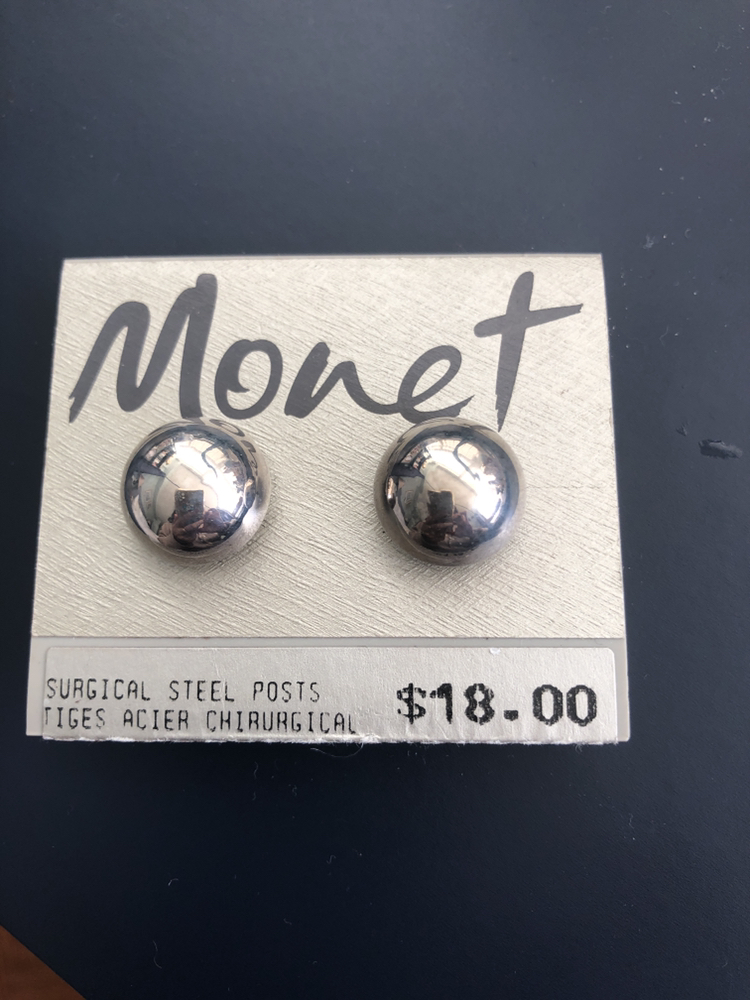 Silver colour earrings - photo 3