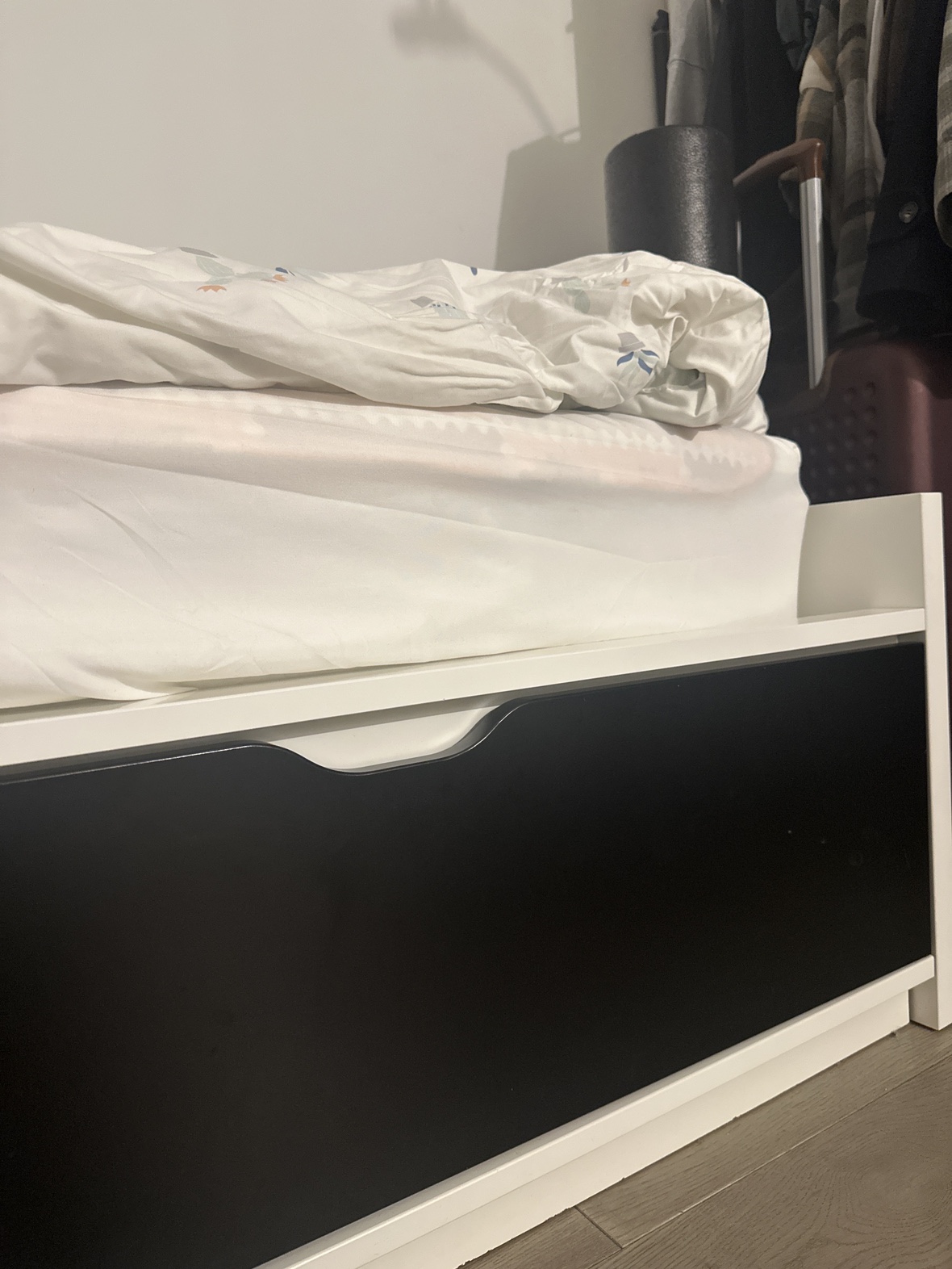 Twin mattress and frame w/ storage - photo 2