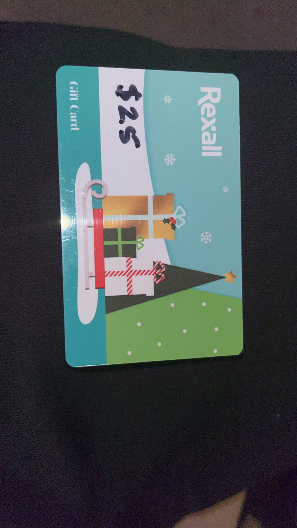 25$ Rexall gift card