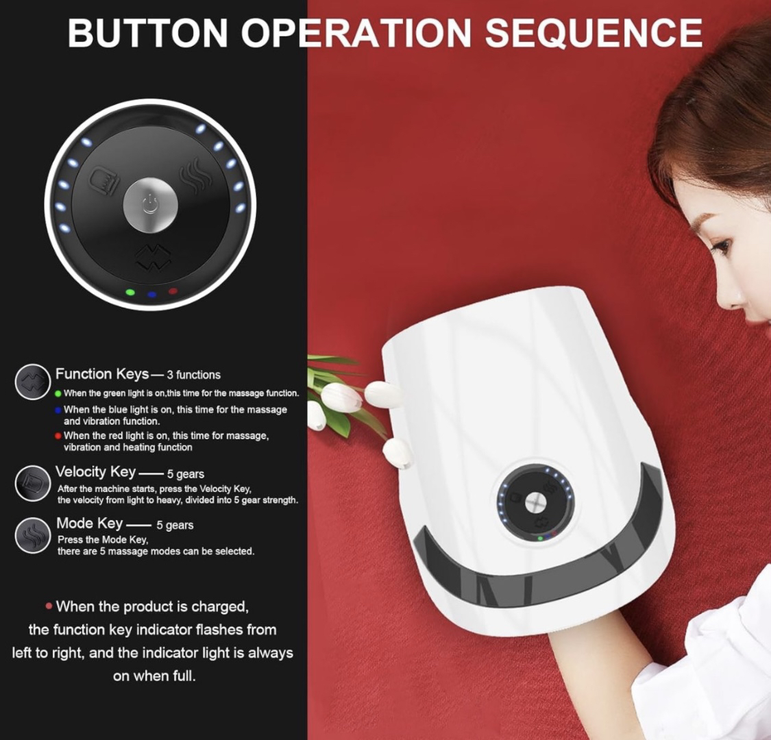 Hand Massager with Compression & Heating - photo 5