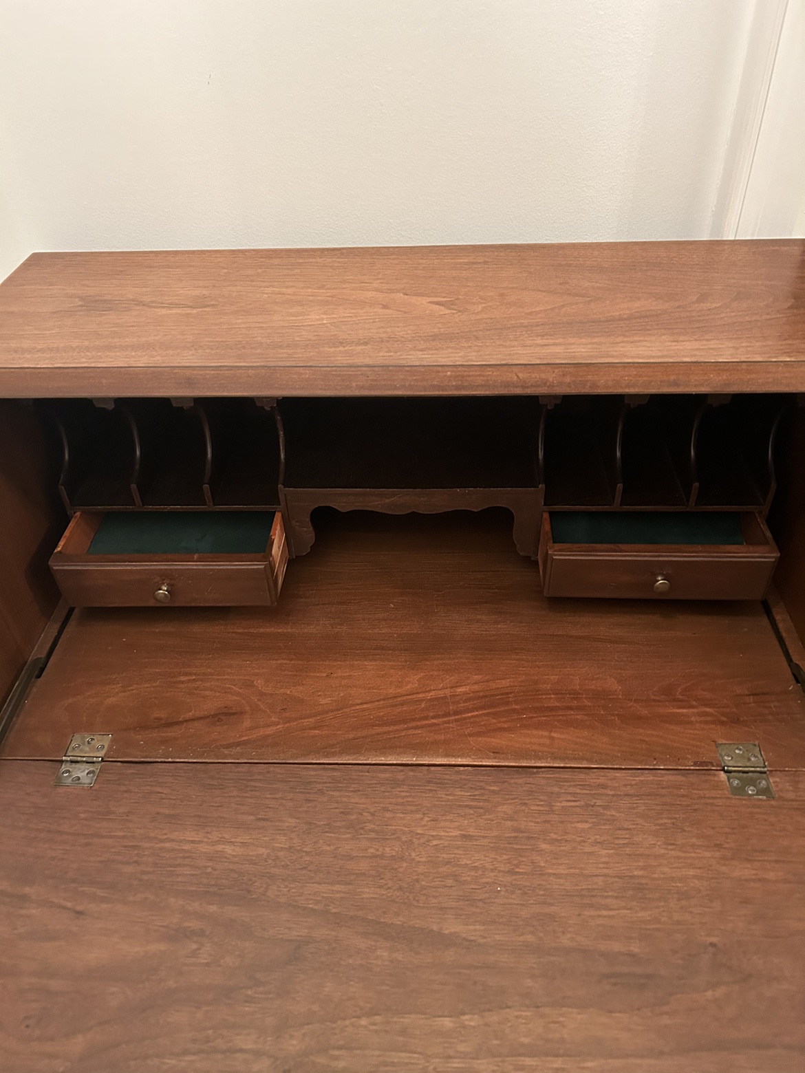 Antique Vintage 100 Year Old Desk Great decor original key image indicator(3)