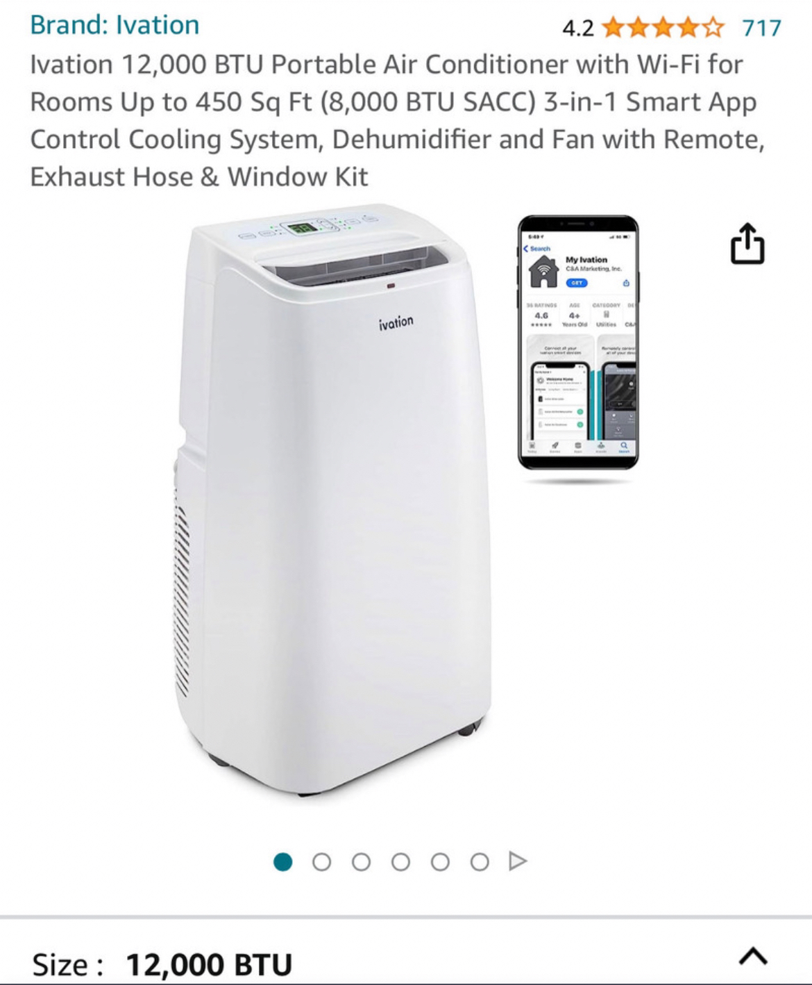 PORTABLE AIR CONDITIONER image indicator(2)