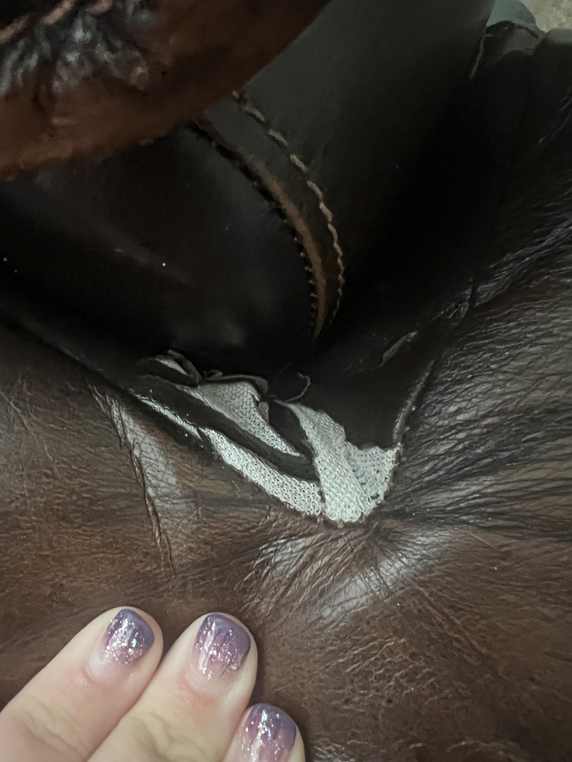 Leather couch 🥕 - photo 3