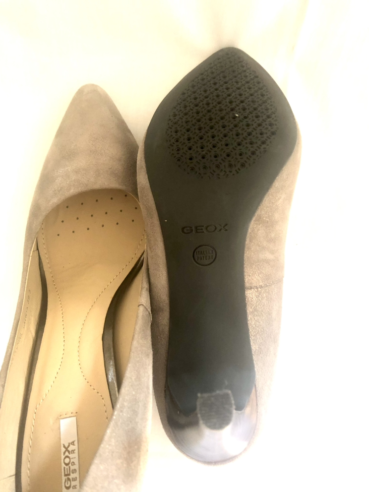 New Geox Women Gray Shoes, Size 8.5 image indicator(3)