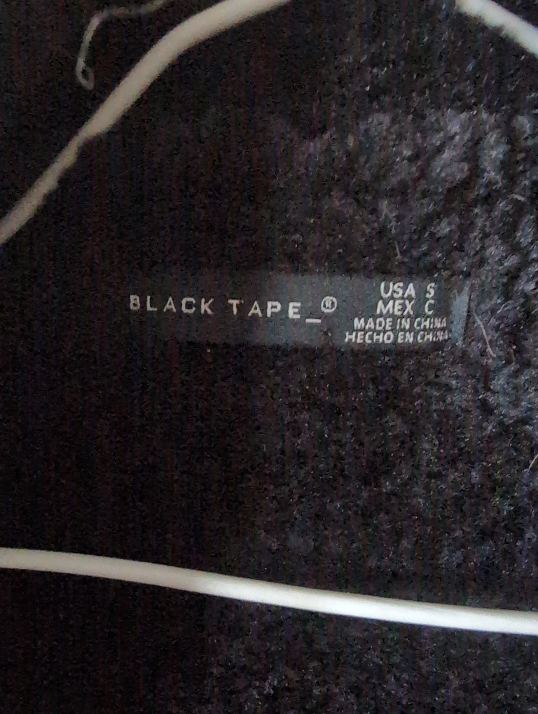 Black Tape_ brand faux velvet jacket, size S - photo 2