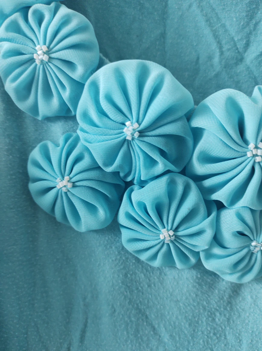 Sky Blue Floral Top image indicator(2)