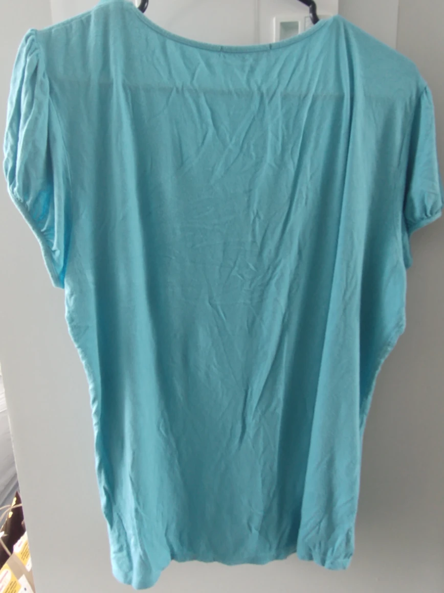 Sky Blue Floral Top image indicator(4)