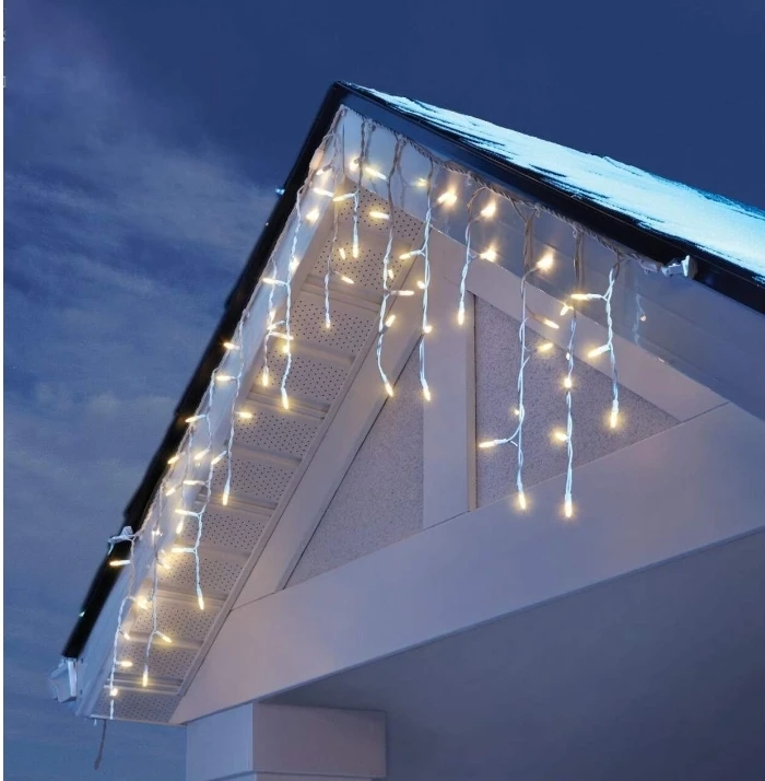 Icicle Indoor/Outdoor LED Christmas Lights BNIB image indicator(5)