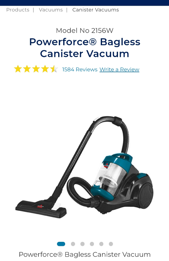 Bissell Powerforce Bagless Canister Vacuum - photo 4