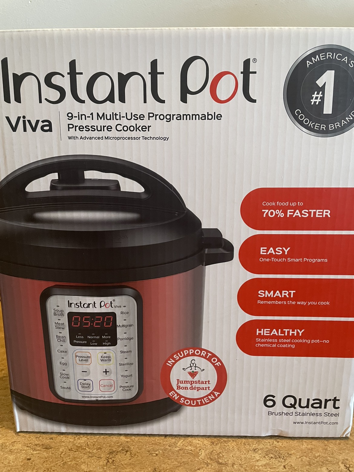 Price drop! Brand new Viva Instant Pot - 6Qt 🥕 thumbnail